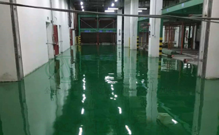 11月漳县漳县环氧地坪施工高峰来袭，梦得来化工多项目同步推进保交付